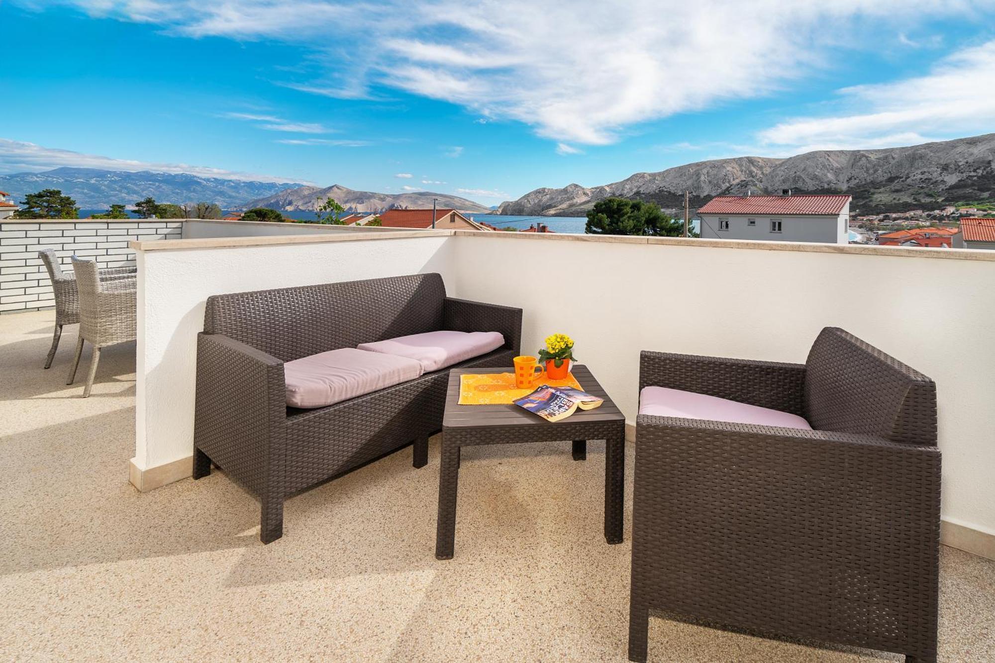Apartments Sucur With Terrace Baška Kültér fotó